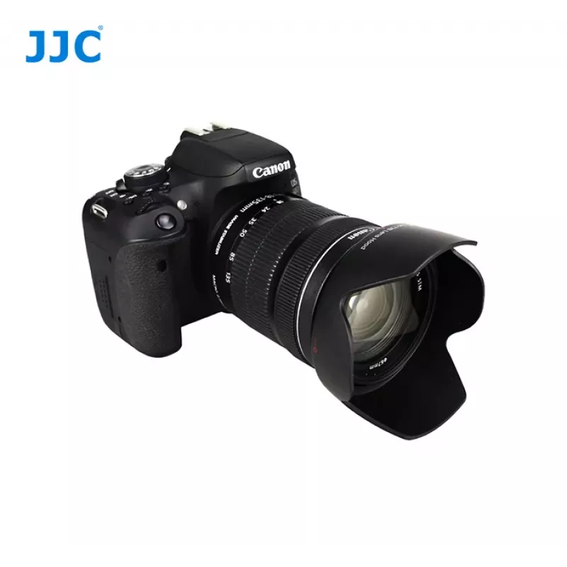 JJC zonnekap voor Canon EW-73B - tulpvorm bajonetaansluiting - zwart