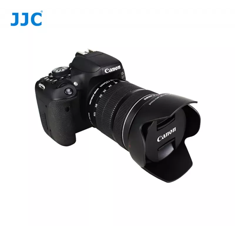JJC zonnekap voor Canon EW-73B - tulpvorm bajonetaansluiting - zwart