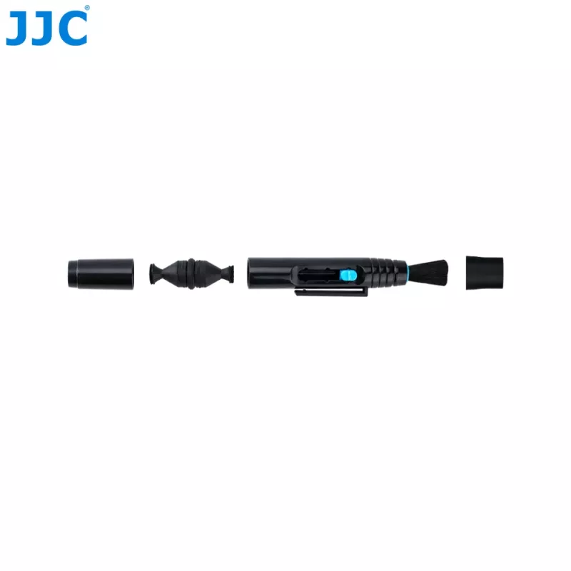 JJC lensreinigingspen met koolstofpunt en uitschuifbare borstel voor cameraoptiek