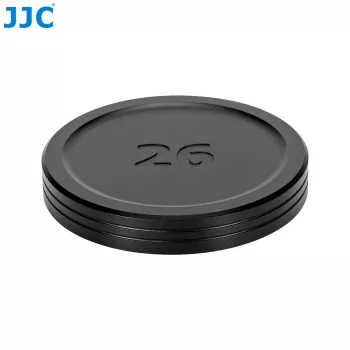 JJC LC-SR26 voorste lensdop voor Panasonic Lumix S 26mm f/8 (S-R26) - zwart