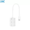JJC PDB-UC USB-C micro SD-kaartlezer met 2x USB-C aansluitingen, Space Gray
