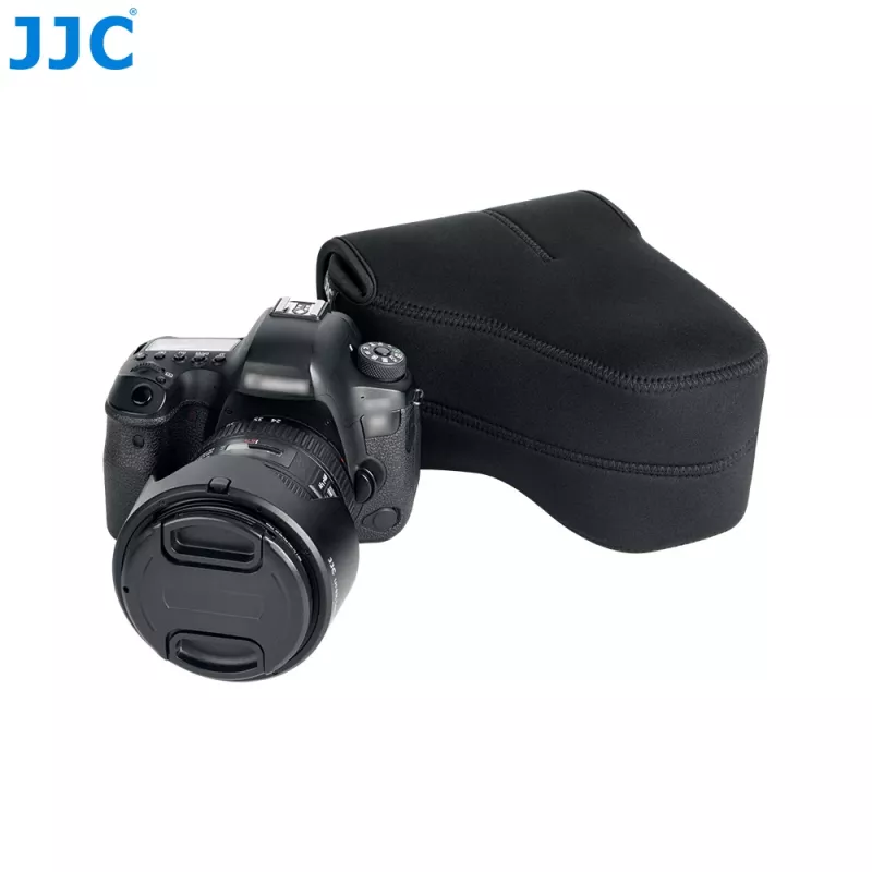 JJC neopreen cameratas voor grote DSLR met lens - zwart (OC-MC3BK)