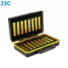 JJC accu-opbergbox voor 16x AAA-batterijen - transparant PP-kunststof