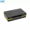 JJC accu-opbergbox voor 16x AAA-batterijen - transparant PP-kunststof