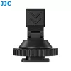 JJC HC-DMN hotshoe naar 1/4 inch-20 schroefdraadadapter voor microfoonhouder, zwart