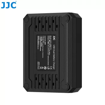 JJC dual USB oplader voor 2x Nikon EN-EL15 EN-EL15a EN-EL15b EN-EL15c accu's