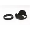 JJC 52mm inschroefbare metalen zonnekap voor cameraobjectief - geventileerd, mat zwart