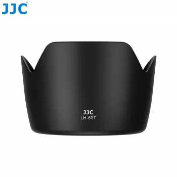JJC LH-60T zonnekap voor Canon ET-60, tulpvorm, zwart