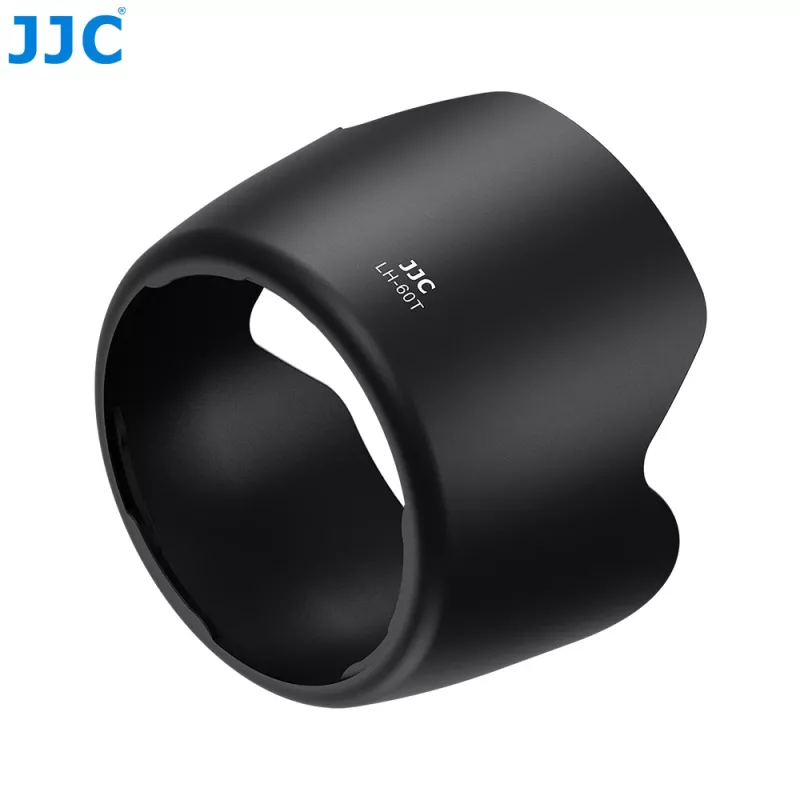 JJC LH-60T zonnekap voor Canon ET-60, tulpvorm, zwart