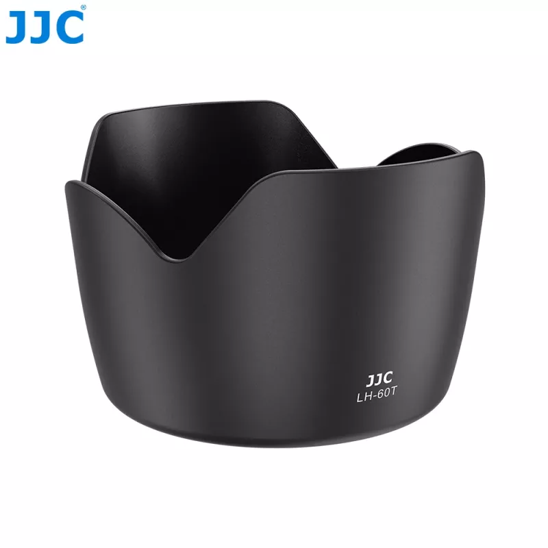 JJC LH-60T zonnekap voor Canon ET-60, tulpvorm, zwart