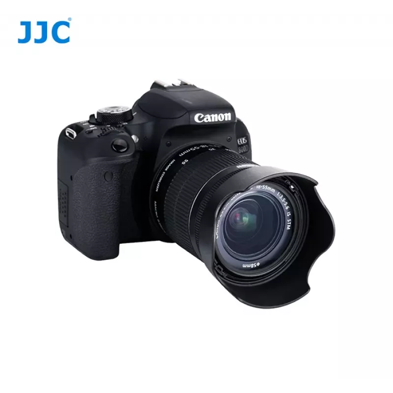 JJC zonnekap voor Canon EW-63C - tulpvorm, zwart