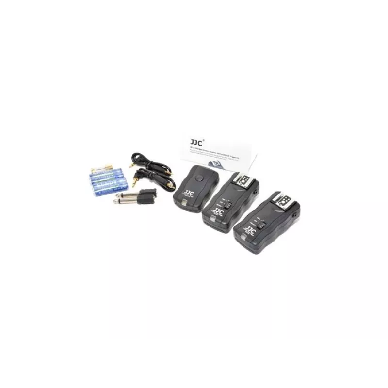 JJC JF-U2 draadloze flitstrigger kit met 2 ontvangers