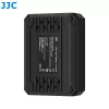 JJC triple USB acculader voor Ricoh DB-120 (3 slots) - DCH-DB120TC