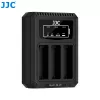 JJC triple USB acculader voor Ricoh DB-120 (3 slots) - DCH-DB120TC