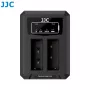 JJC dual USB-oplader voor Olympus BLS-1 BLS-5 BLS-50 accu's