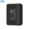 JJC dual USB-oplader voor Olympus BLS-1 BLS-5 BLS-50 accu's