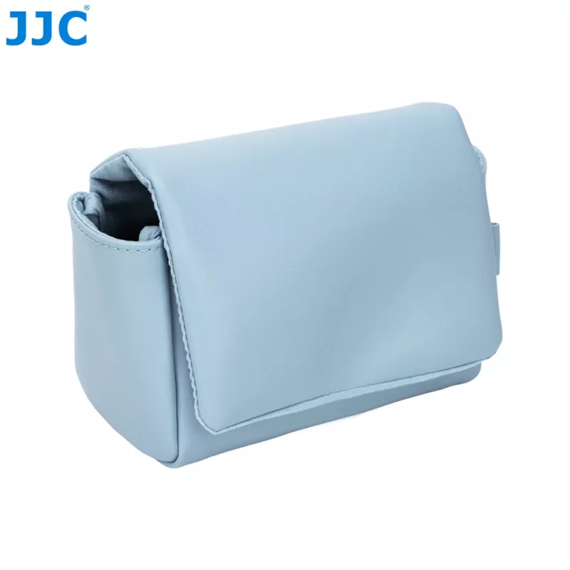 JJC CL-M blauwe camera half case voor Fujifilm X100VI, X100V, X-E5, Canon V1