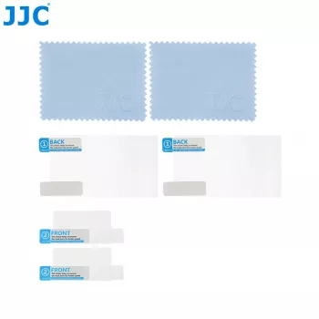 JJC 2x LCD-schermbeschermer + top LCD-beschermer voor Canon 6D Mark II