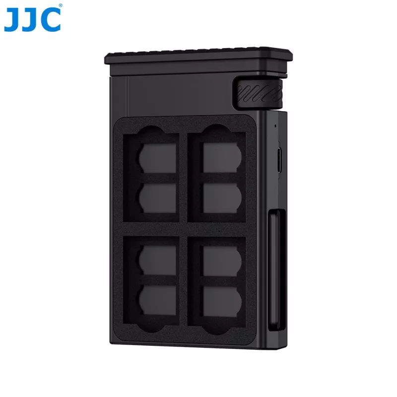 JJC MFCC-1 multi-kaartlezer USB Type-C & MicroUSB 3.1 300 Mbps met beschermhoes