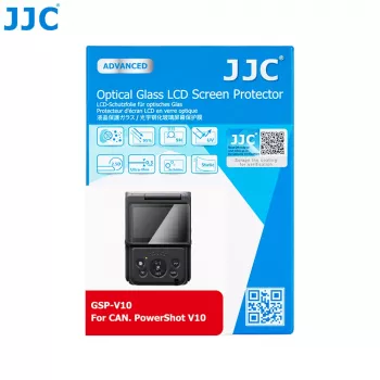 JJC gehard glas schermbeschermer voor Canon PowerShot V10 (GSP-V10)