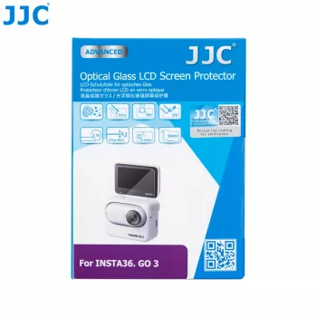 JJC GSP-GO3 displaybescherming- en lensbeschermingsset van gehard glas voor Insta360 GO 3