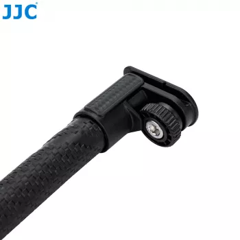JJC flexibele gooseneck-verlengarm met 1/4 inch-schroefdraad en koudeschoenvoet - zwart