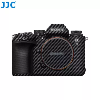 JJC carbon fiber beschermfolie voor Sony Alpha A9 III (ILCE-9M3) - zwart