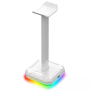Redragon Scepter PRO HA300-W gaming headset standaard met RGB-verlichting, wit