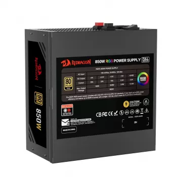 Redragon GC-PS007-1-V2 850W 80 PLUS Bronze ATX niet-modulaire voeding
