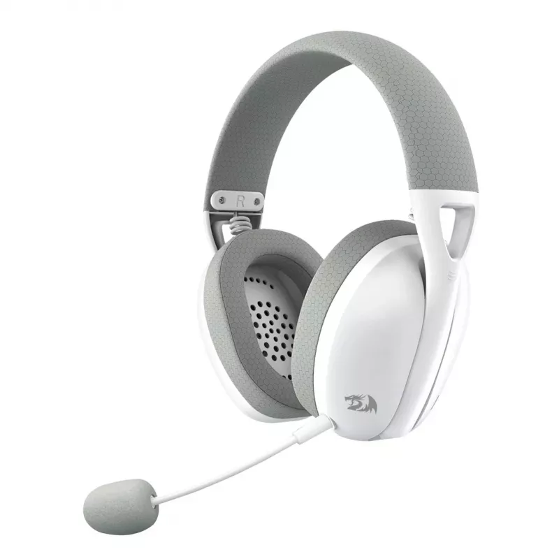 Redragon H848 IRE Pro wit/grijs tri-mode draadloze gaming-headset
