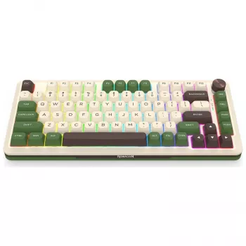 Redragon K681CGC-RGB-PRO Cyrus 65% tri-mode mechanisch toetsenbord, hot-swappable, red switches, RGB, zwart