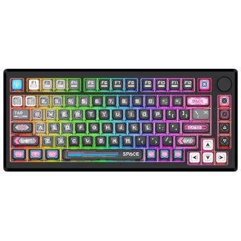 Redragon K732MC-RGB-PRO Uranus Pro 82 75% mechanisch toetsenbord, hot-swappable, RGB, USB-C, zwart