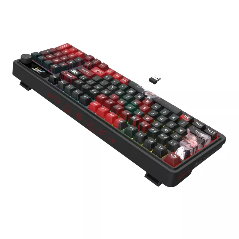 Redragon ARTEMIS PRO K719AK-RGB-PRO 75% tri-mode mechanisch gaming-toetsenbord
