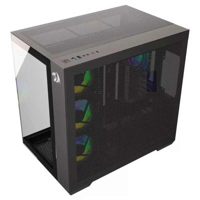 Redragon EVO ARGB GC-623-PRO mid-tower gaming-behuizing, zwart