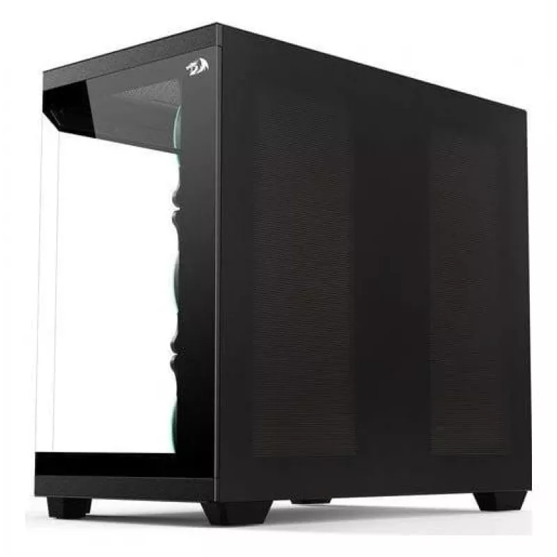 Redragon Vision ARGB GC-625-PRO mid-tower gaming-behuizing, zwart, gehard glas, 4x120mm ARGB-ventilatoren