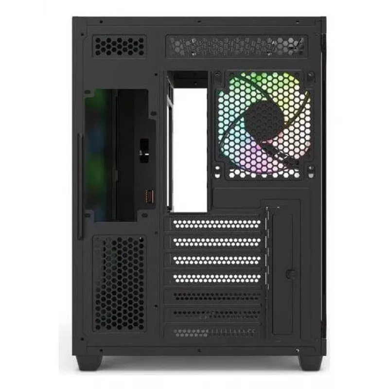 Redragon Vision ARGB GC-625-PRO mid-tower gaming-behuizing, zwart, gehard glas, 4x120mm ARGB-ventilatoren