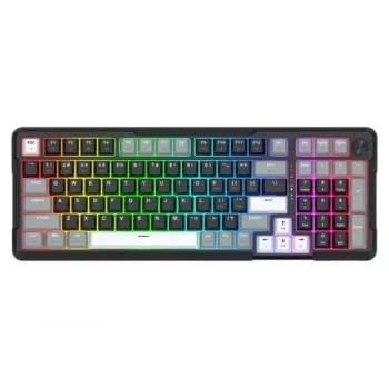 Redragon ARLOKKS QMK K742 75% tri-mode mechanisch toetsenbord, hot-swappable, gasket mount, RGB, zwart
