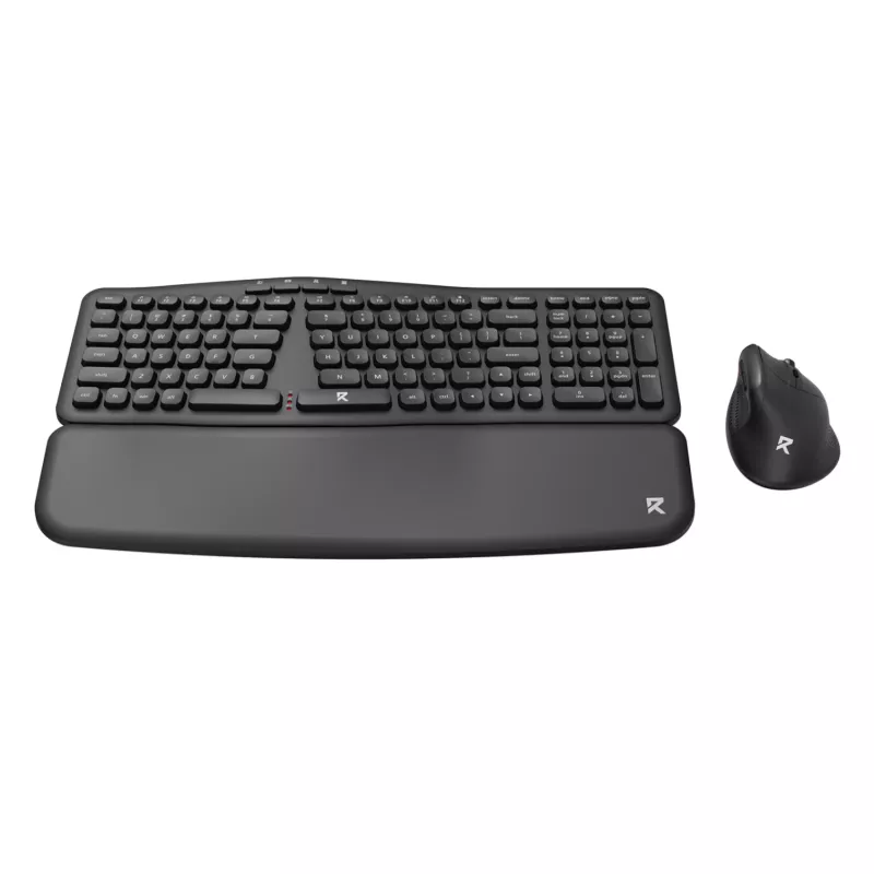 Redragon BS-7162 MAX Draadloze combo van toetsenbord en verticale muis, 2,4 GHz, zwart