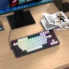 Redragon Ucal Magnetic K673WB-RGB-M 75% tri-mode mechanisch gaming-toetsenbord, wit/zwart