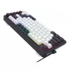 Redragon Ucal Magnetic K673WB-RGB-M 75% tri-mode mechanisch gaming-toetsenbord, wit/zwart