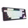 Redragon Ucal Magnetic K673WB-RGB-M 75% tri-mode mechanisch gaming-toetsenbord, wit/zwart