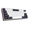 Redragon ALCOR QMK K717WB-RGB-PRO mechanisch toetsenbord, 75% layout, tri-mode, hot-swappable, wit/zwart