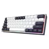Redragon ALCOR QMK K717WB-RGB-PRO mechanisch toetsenbord, 75% layout, tri-mode, hot-swappable, wit/zwart