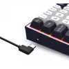Redragon ALCOR QMK K717WB-RGB-PRO mechanisch toetsenbord, 75% layout, tri-mode, hot-swappable, wit/zwart