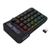 Redragon Cove K733-RGB-WL 60% tri-mode mechanisch toetsenbord, hot-swappable, RGB, zwart