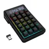 Redragon Cove K733-RGB-WL 60% tri-mode mechanisch toetsenbord, hot-swappable, RGB, zwart