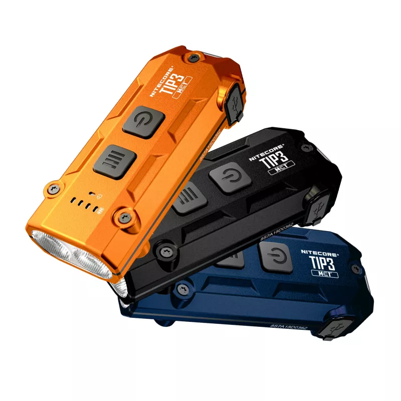 Nitecore TIP3 Sleutelhanger-zaklamp, Blauw, 720 lumen