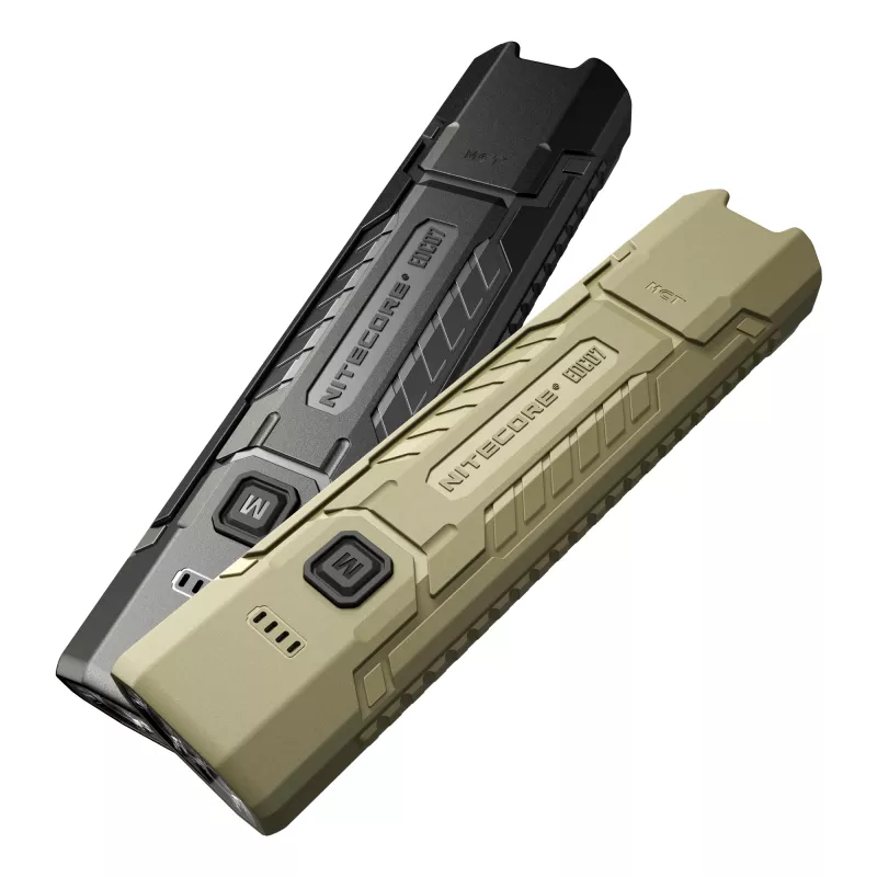 Nitecore EDC07 Desert Tan zaklamp 1200 lumen USB-C oplaadbaar