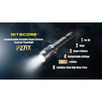 Nitecore P27iX 5000 lumen tactische zaklamp