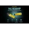 Nitecore NL1836HP 3600mAh 18650 Li-ion button top batterij